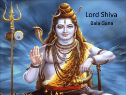 Lord Shiva - Balagokulam of Dallas