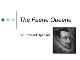 The Faerie Queene - Faulkner University