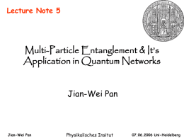 Quantum Networks & Multi