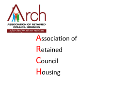ARCH and ARCH Tenants Group