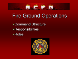 Fire Ground Operations - Boyle County Fire Department
