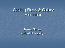 Cooling Flows & Galaxy Formation
