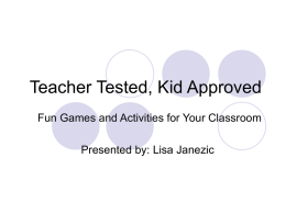 Teacher Tested, Kid Approved