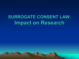 NEW CALIFORNIA LAWS: Impact on Research