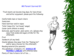 MX Parent Survival Kit - Millennium Express Track Club