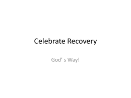 Celebrate Recovery - Horsepen Southern Baptist Church