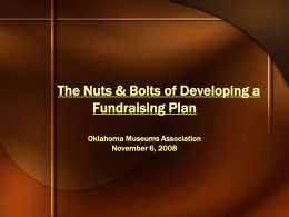 The Nuts & Bolts of Developing a Fundraising Plan Oklahoma