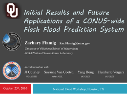Initial Results and Future Applications of a CONUS