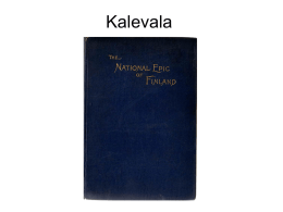 Kalevala - University of Oulu