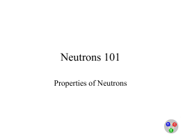 Neutrons 101 - The Canadian Institute for Neutron