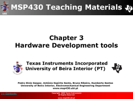 Diapositivo 1 - Texas Instruments