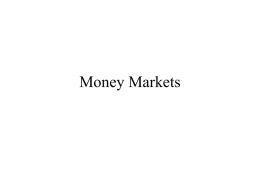Money Markets - Bryant University