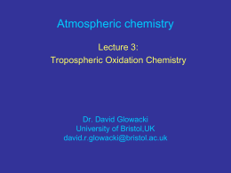 3280 – Atmospheric chemistry