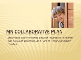 Collaborative Plan - Commission of Deaf, DeafBlind and