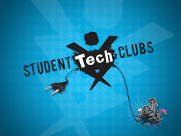 Student Tech Club PowerPoint Template