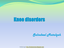 Knee disorders – Part 1 - Hastaneciyiz's Blog | Just