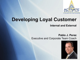 Customer Loyalty - Greater Miami SHRM