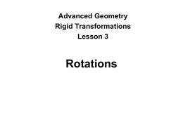 9.3 Rotations 9.5 Dilations