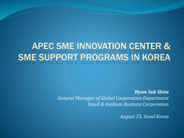 PowerPoint Template - APEC SME Innovation Center1