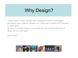 Why Design? - St Ivo School