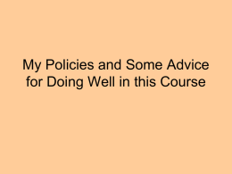 My Policies - DePaul University