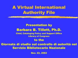 The Virtual International Authority File