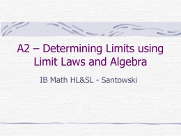 BCC.01.4 – Determining Limits using Limit Laws
