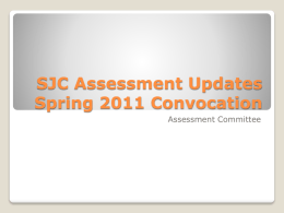 SJC Assessment - San Juan College