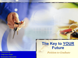 The Key to Your Future - Santiago Canyon College