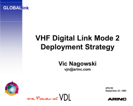 VHF Digital Link Mode 2 Program Status