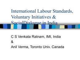 International Labour Standards, Productivity and