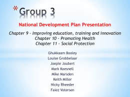 Group 3 - SPL Short Courses