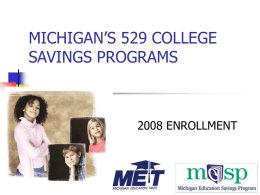 Saving for College in Michigan