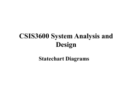 CSIS3600 System Analysis and Design