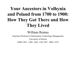 How your ancestors ended up in northern Poland and How to