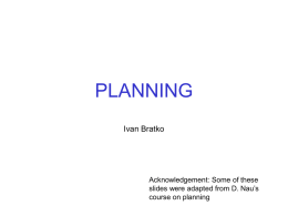 PLANNING - Laboratorij za umetno inteligenco