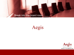 Idea - Aegis School of Business and Telecommunication