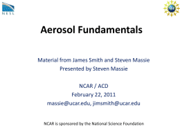 Fundamentals of Aerosol Science