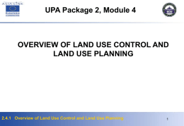 UPA Package 3, Module 2 - Faculty of Geo