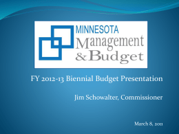 Minnesota Management & Budget