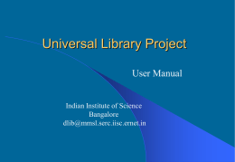 Manual for Scanning Books - Guru Nanak Dev Engineering