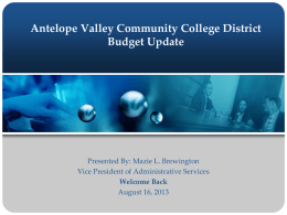 Click to add title - Antelope Valley College