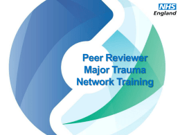 Peer Reviewer Training