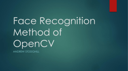 Face Recognition Method of OpenCV