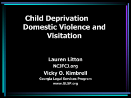 Domestic Violence and Child Endangerment