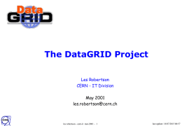 The DataGRID Project
