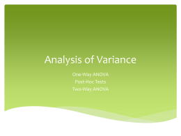 Analysis of Variance - Mr. Bautista's Website