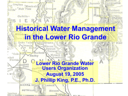 Low - New Mexico Water Resources Research Institute