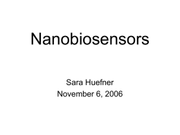 Nanobiosensors - Utah State University