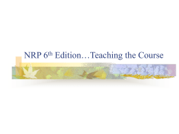 NRP 6th Edition Instructor Update - Mother